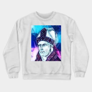 St. Augustine Snowy Portrait | St. Augustine Artwork 6 Crewneck Sweatshirt